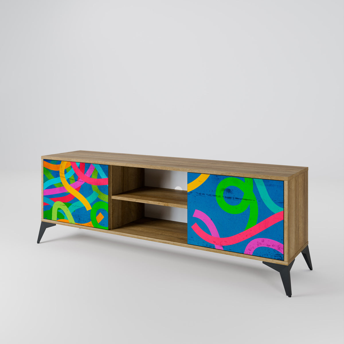 STREAMER TANGLE 2-Door TV Cabinet