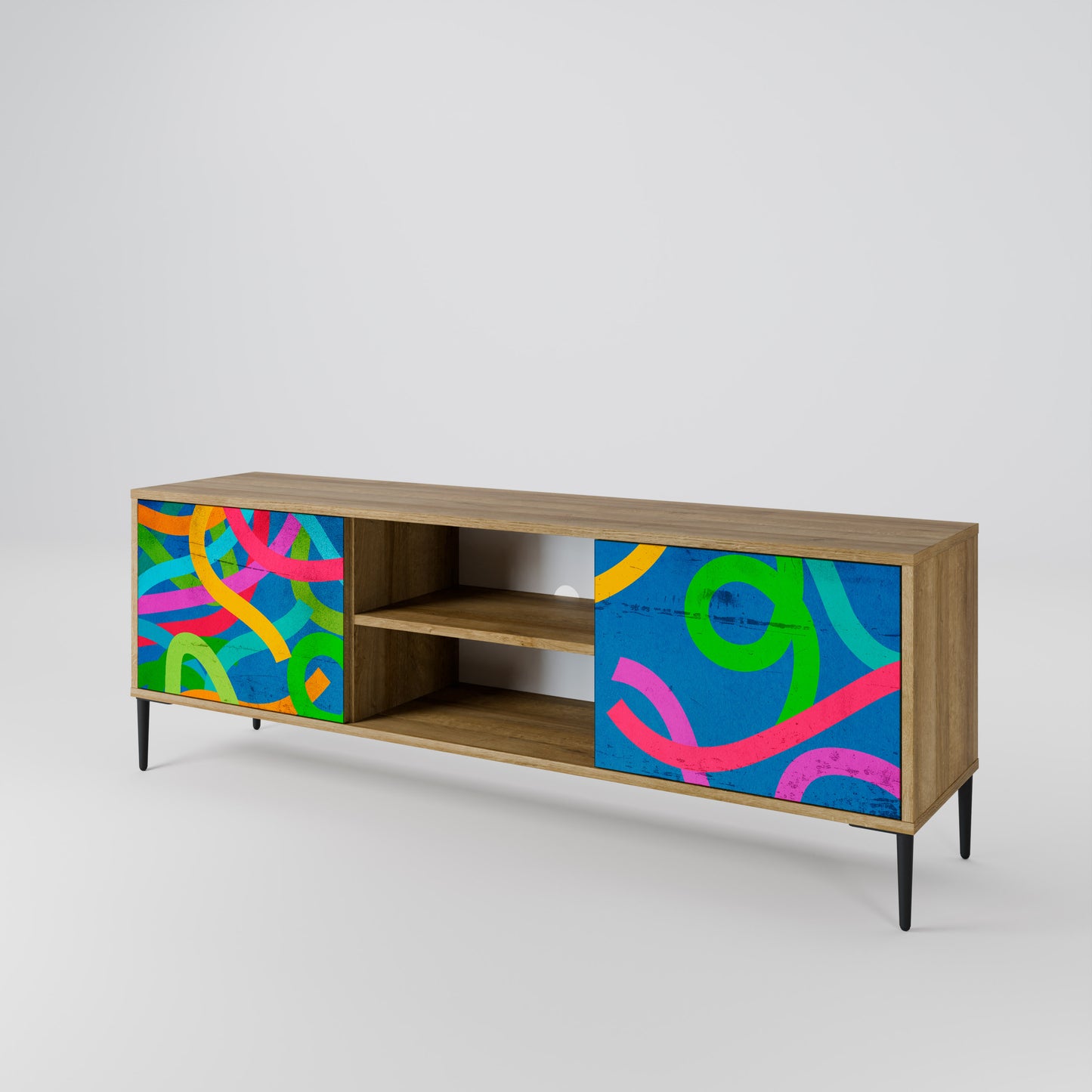 STREAMER TANGLE 2-Door TV Cabinet