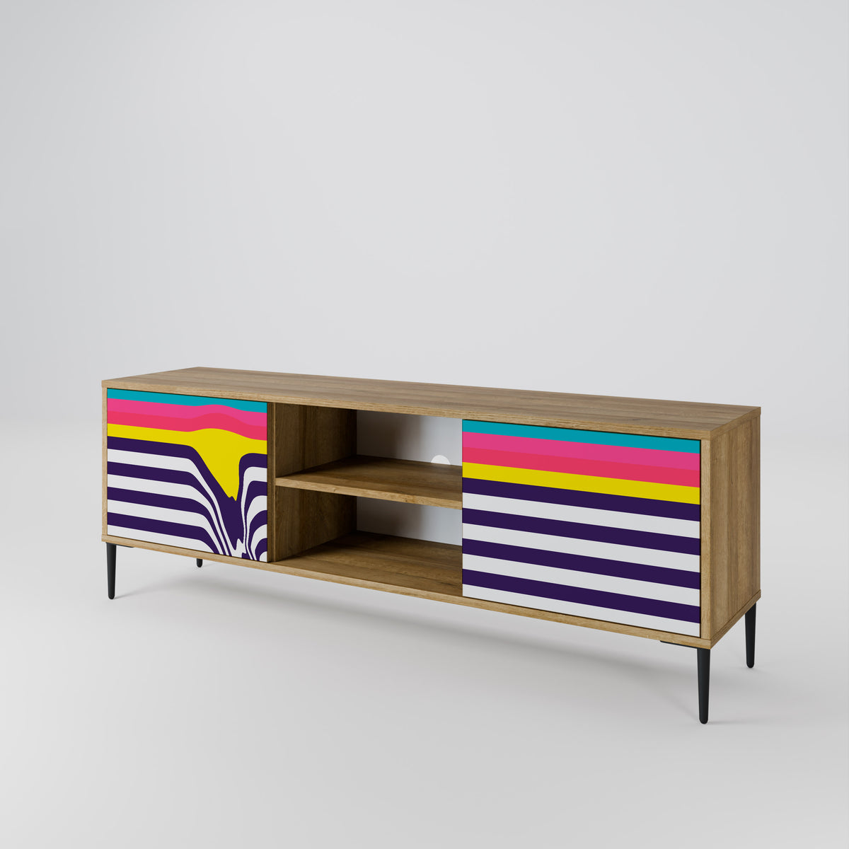 TONE COLLAPSE 2-Door TV Cabinet