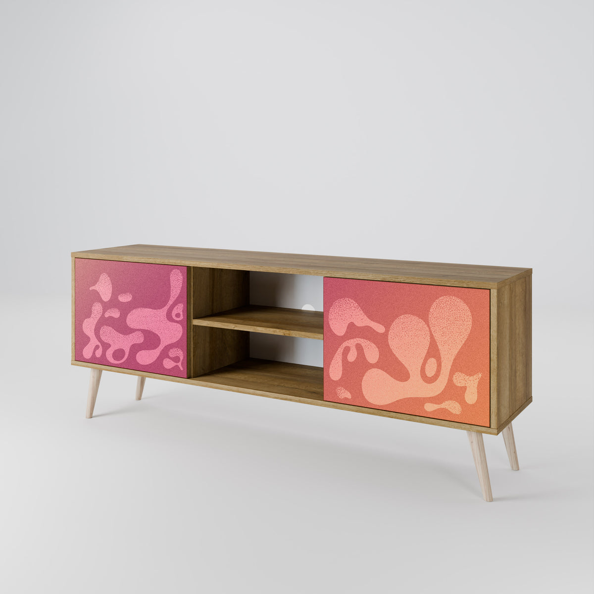 IRREGULAR PINK 2-Door TV Cabinet