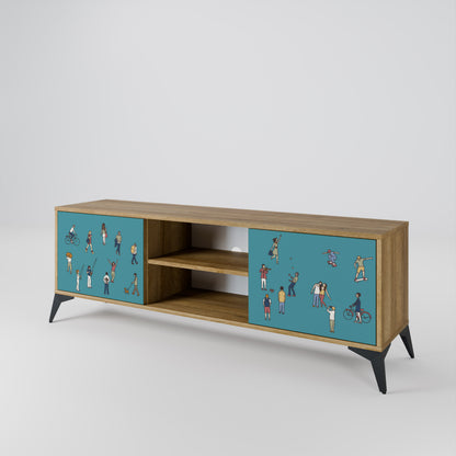COLLECTIVE STREAM 2-Door TV Cabinet