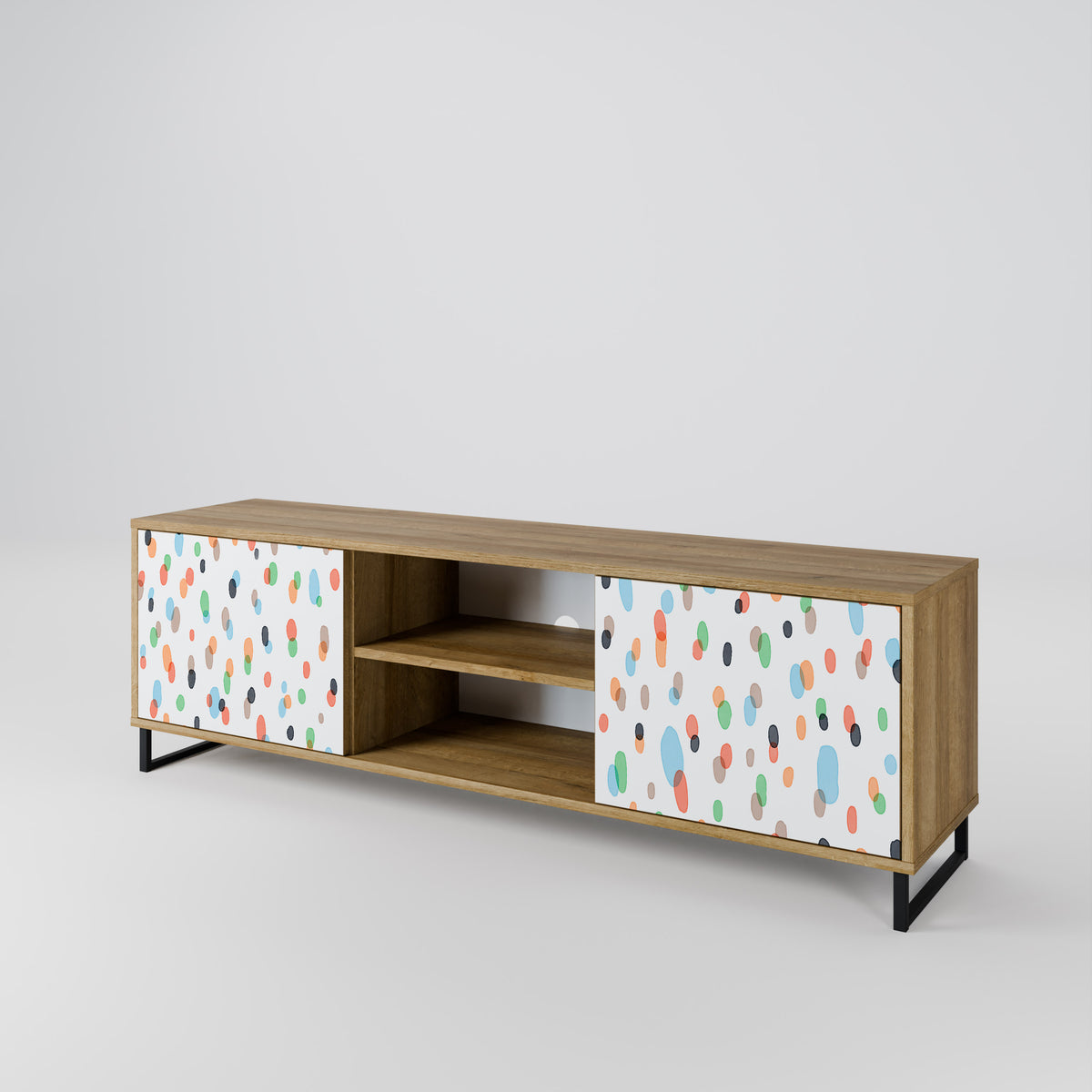 ENERGETIC SPOTS 2-Door TV Cabinet