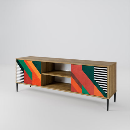 MAKESHIFT ARTISTRY Móvel de TV de 2 Portas