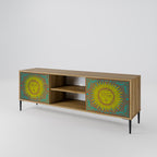 SUNSHINE EULOGY 2-Door TV Stand in Oak Effect