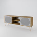 POLYGON ILLUSION 2-Door TV Cabinet