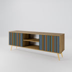 LINEOUT SPECTRUM 2-Door TV Stand in Oak Effect