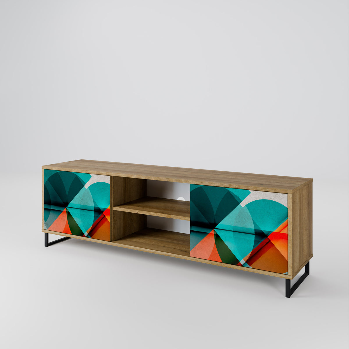 CIRCULAR RHAPSODY 2-Door TV Cabinet