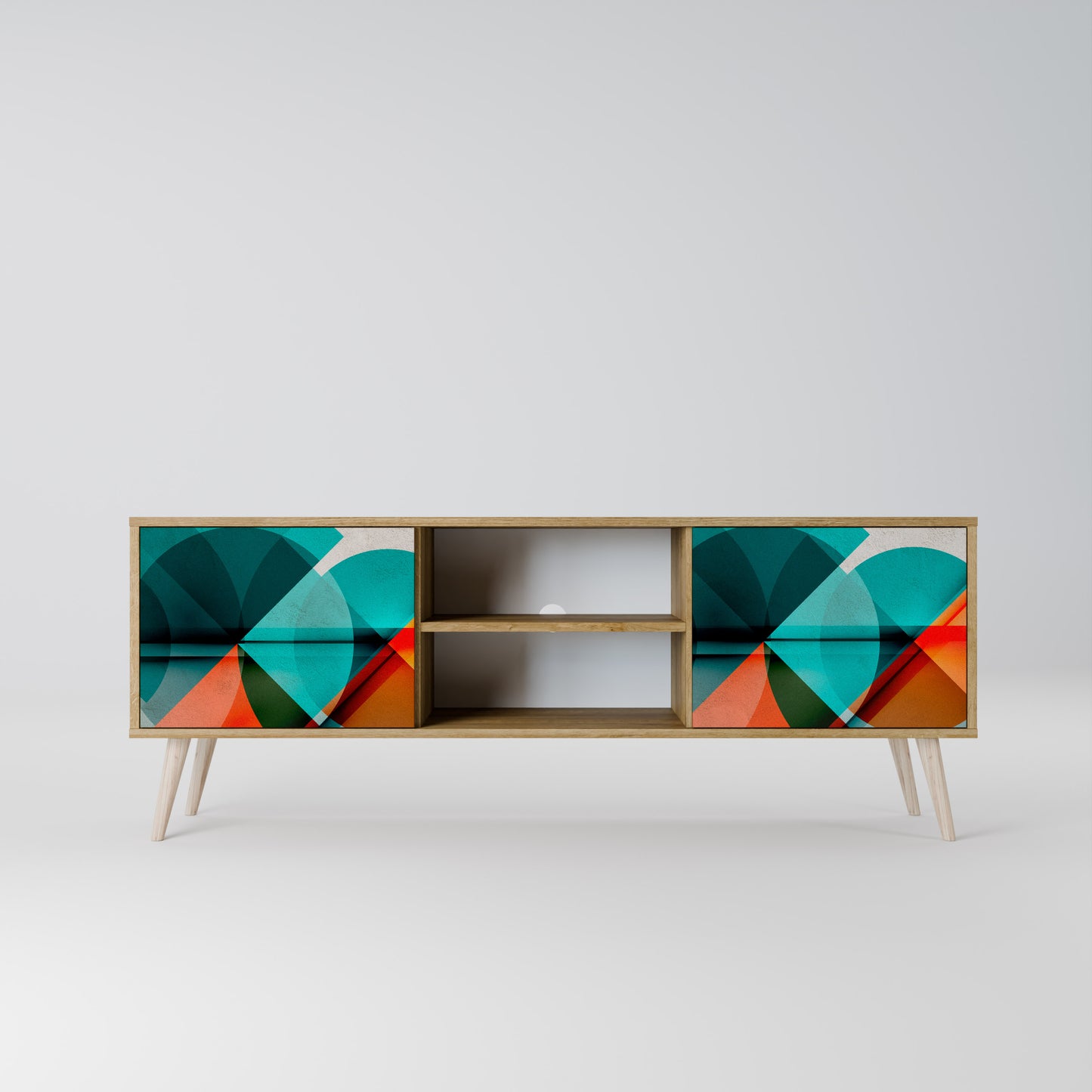 CIRCULAR RHAPSODY 2-Door TV Cabinet