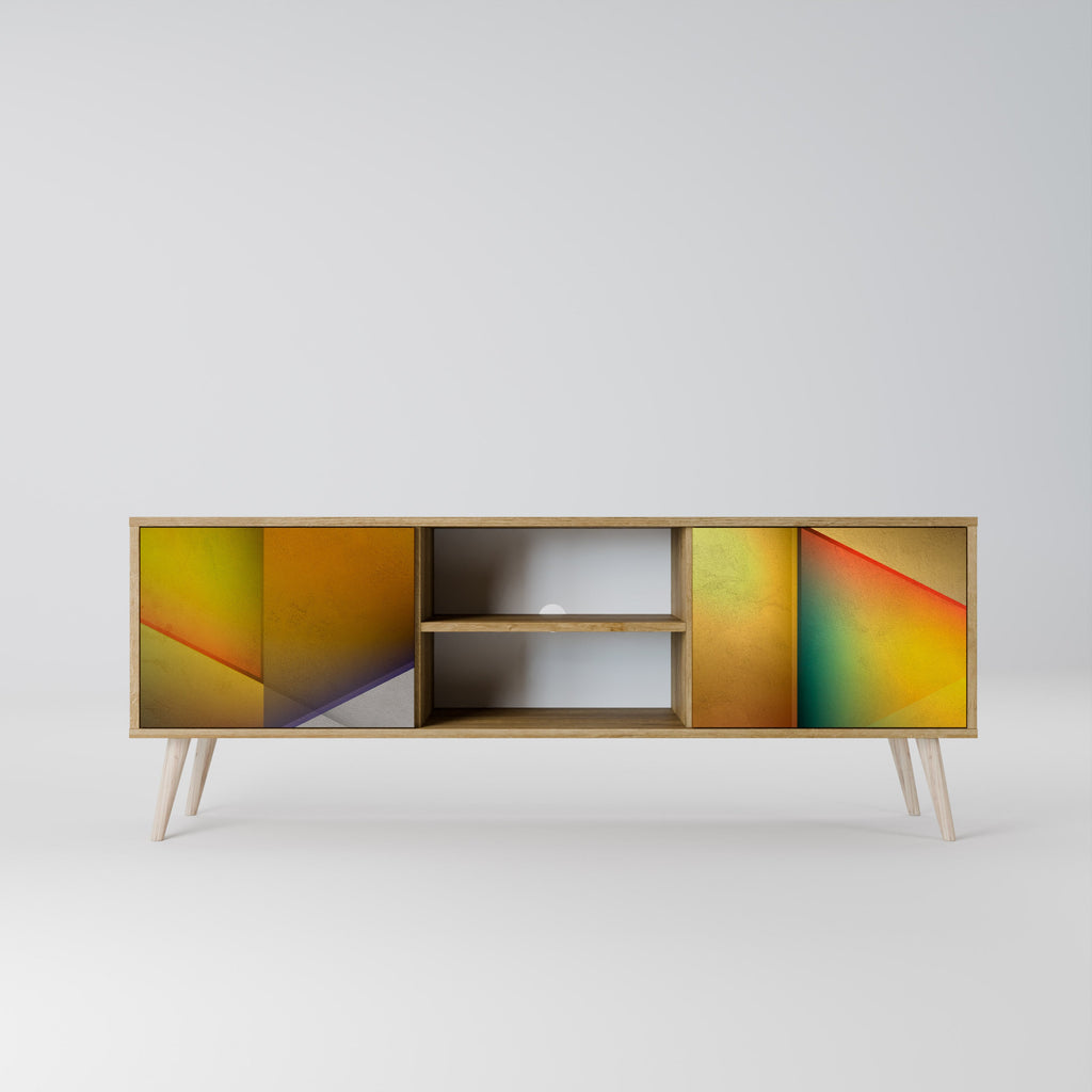 PIERCING SHARPNESS Móvel de TV com 2 Portas em Efeito Carvalho