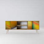 PIERCING SHARPNESS Móvel de TV com 2 Portas em Efeito Carvalho