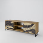 UNIFIED FRAGMENTS 2-Door TV Stand in Oak Effect