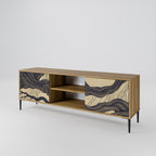 UNIFIED FRAGMENTS 2-Door TV Stand in Oak Effect