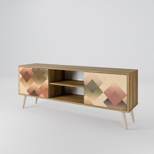 GEOMETRIC FUSION 2-Door TV Cabinet