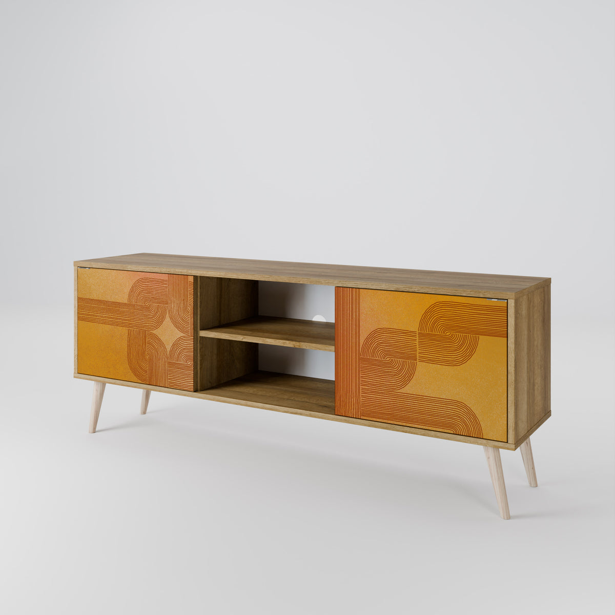 STRENGTHENING RELATION 2-Door TV Cabinet