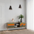 SIMPLE SOLUTIONS 2-Door TV Stand in Oak Effect