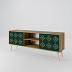 ROYAL MEDALLION 2-Door TV Stand in Oak Effect