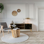 STELLAR CONSTELLATIONS Móvel de TV com 2 Portas em Efeito Carvalho