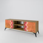 INDIAN FOLK 2-Door TV Stand in Oak Effect
