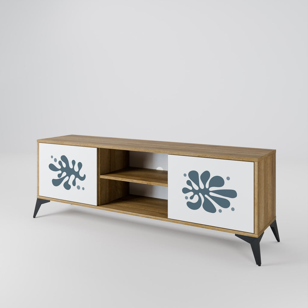 WONDERLAND VEGETATION 2-Door TV Stand in Oak Effect