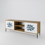 WONDERLAND VEGETATION 2-Door TV Stand in Oak Effect