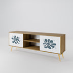 WONDERLAND VEGETATION 2-Door TV Stand in Oak Effect