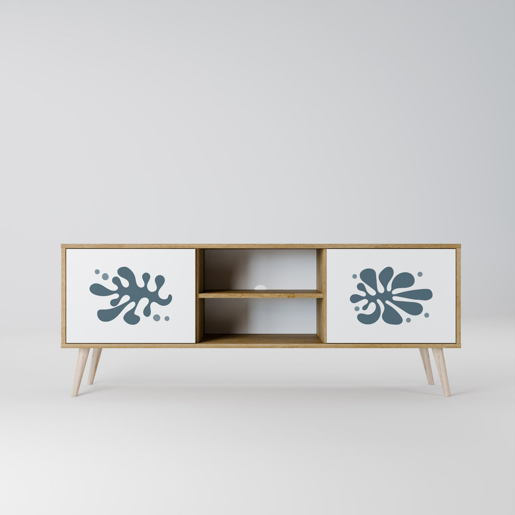 WONDERLAND VEGETATION 2-Door TV Stand in Oak Effect