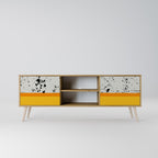 DYED BY ORANGE Móvel de TV com 2 Portas em Efeito Carvalho