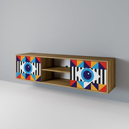 ABSTRACTION AND GEOMETRY Móvel de TV de 2 Portas