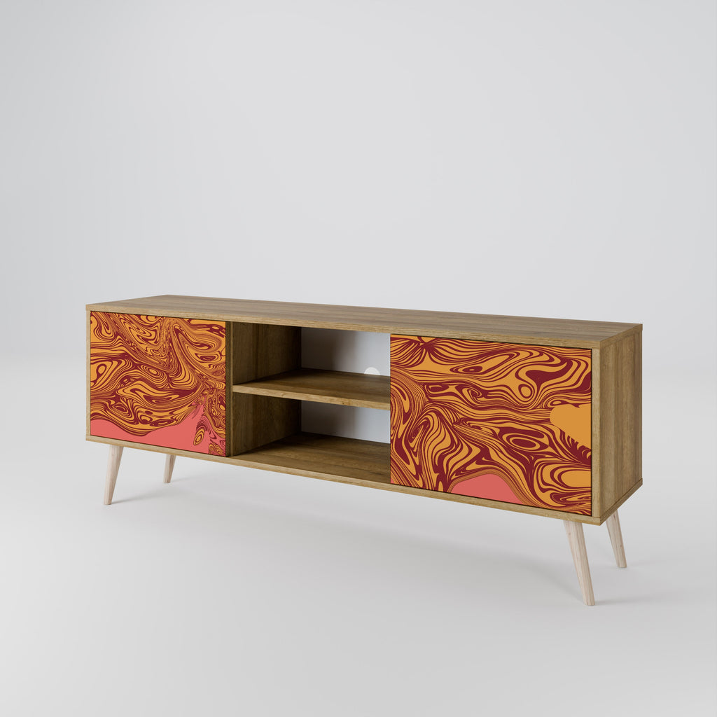 FLOATING THOUGHTS 2-Door TV Stand in Oak Effect