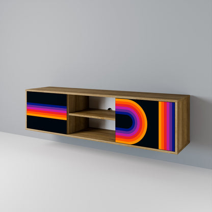 BLINDED BY THE LIGHTS 2-Door TV Cabinet