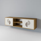 HARMONY ESSENCE 2-Door TV Stand in Oak Effect