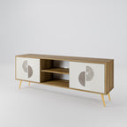 HARMONY ESSENCE 2-Door TV Stand in Oak Effect