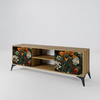 MIDNIGHT SPROUT 2-Door TV Stand in Oak Effect