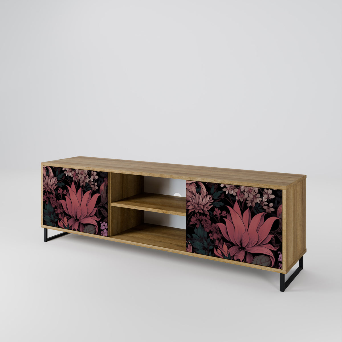 FLORAL WHISPER Móvel de TV de 2 Portas