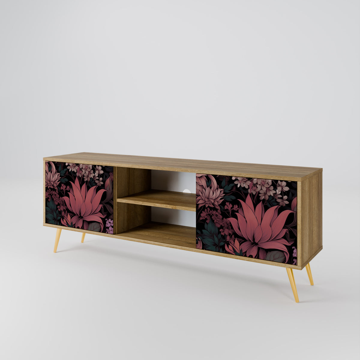 FLORAL WHISPER Móvel de TV de 2 Portas