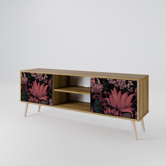 FLORAL WHISPER Móvel de TV de 2 Portas