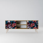 ETHEREAL BLOSSOMS 2-Door TV Stand in Oak Effect