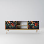 IMAGINARY BLOSSOM 2-Door TV Stand in Oak Effect