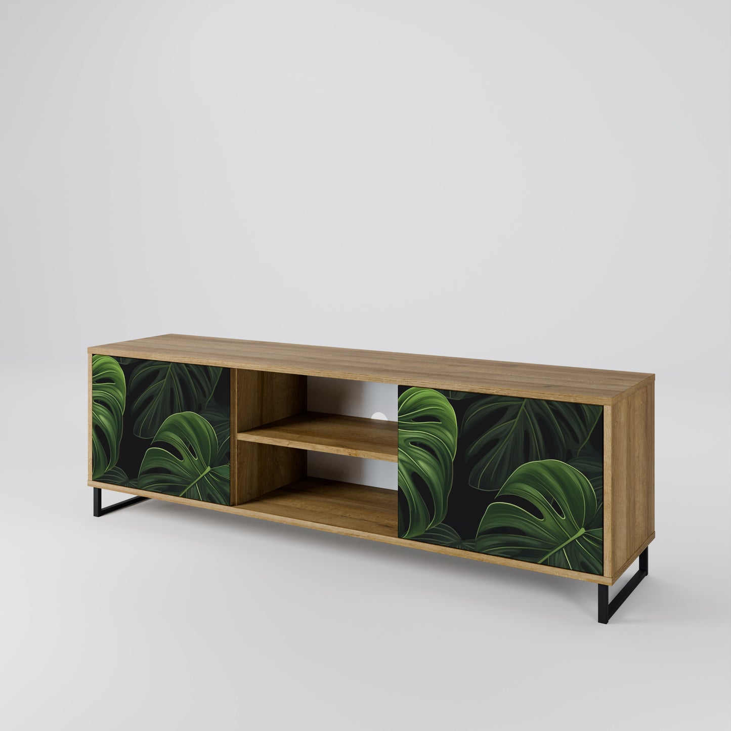 INFINITE MONSTERA Móvel de TV de 2 Portas