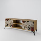 EPHEMERAL DAYS 2-Door TV Stand in Oak Effect