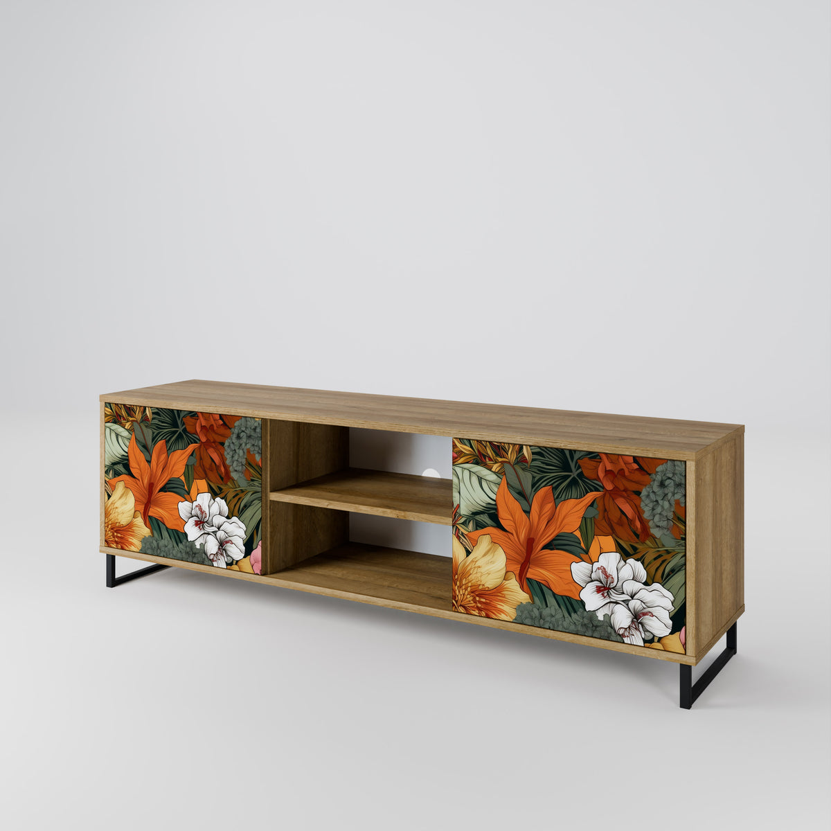RADIANT FLORA Móvel de TV de 2 Portas