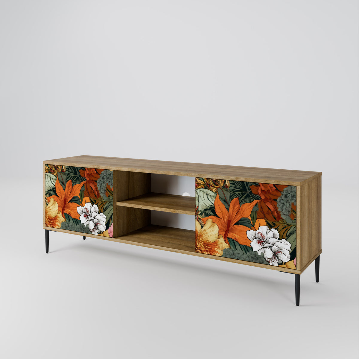 RADIANT FLORA Móvel de TV de 2 Portas