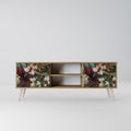 BOTANICAL EMERGENCE 2-Door TV Stand in Oak Effect
