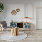 POPINJAY LOOK 2-Door TV Stand in Oak Effect