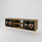 SECRET VERDURE 2-Door TV Stand in Oak Effect