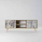 FADE IN THE TREES 2-Door TV Stand in Oak Effect