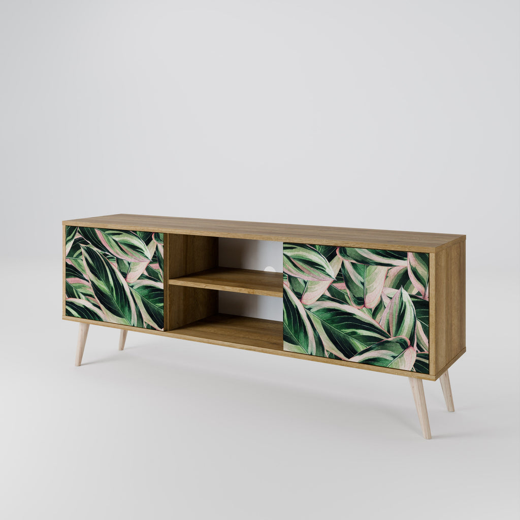 EERIE STROMANTHE 2-Door TV Stand in Oak Effect