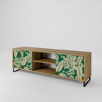 VERDANT PLEASURES 2-Door TV Stand in Oak Effect