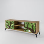 WILDERNESS DASH 2-Door TV Stand in Oak Effect