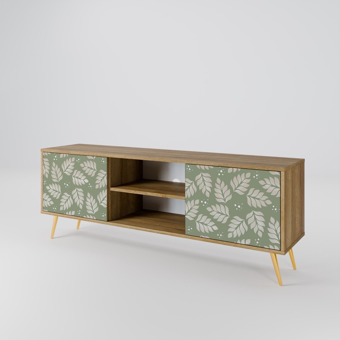 LEAVES ON GREEN 2-Door TV Cabinet
